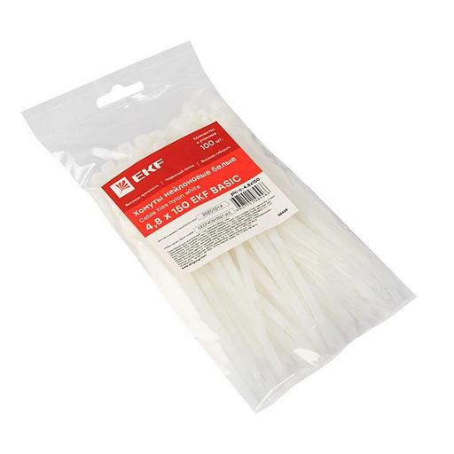 EKF plc-c-4.8x150 Хомут нейлоновый (4,8х150) (100шт.) EKF Basic фото 2