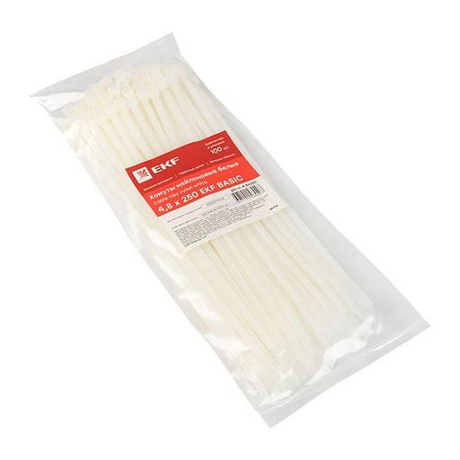 EKF plc-c-4.8x250 Хомут нейлоновый (4,8х250) (100шт.) EKF Basic фото 3
