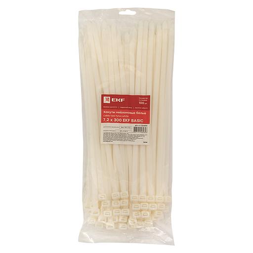 EKF plc-c-7.2x300 Хомут нейлоновый (7,2х300) (100шт.) EKF Basic фото 2