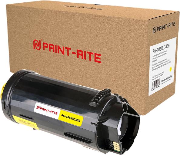 Картридж лазерный Print-Rite TFX721YPRJ PR-106R03886 106R03886 желтый (9000стр.) для Xerox VersaLink C500/505 фото 1