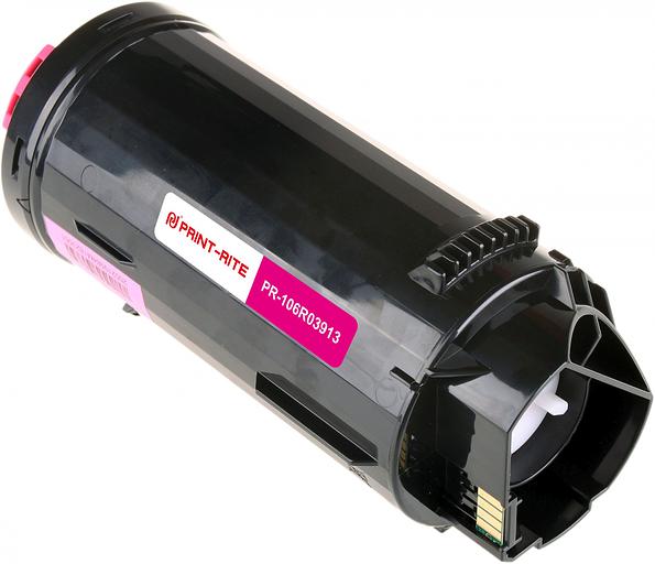 Картридж лазерный Print-Rite TFX744MPRJ PR-106R03913 106R03913 пурпурный (10100стр.) для Xerox VersaLink C600/605 фото 2