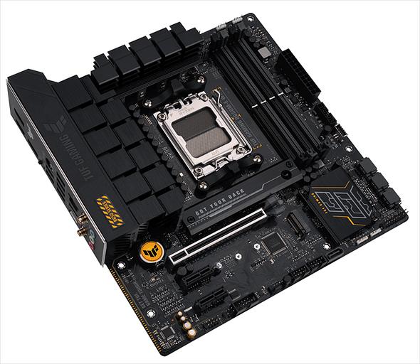 Материнская плата ASUS TUF GAMING B650M-E WIFI, Socket AM5, B650, 4*DDR5, 2xDP+HDMI, 4xSATA3, 2xM.2, Audio, Gb LAN, USB 3.2, USB 2.0, mATX; 90MB1FV0-M0EAY0 (TUF GAMING B650M-E WIFI) фото 3