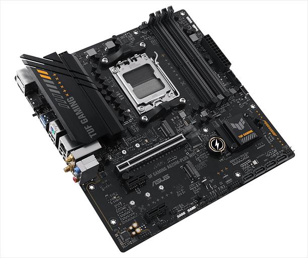 Материнская плата ASUS TUF GAMING A620M-PLUS WIFI, Socket AM5, A620, 4*DDR5, 2xDP+HDMI, 4xSATA3, 2xM.2, Audio, Gb LAN, USB 3.2, USB 2.0, mATX; 90MB1F80-M0EAYC (TUF GAMING A620M-PLUS WIFI) фото 3