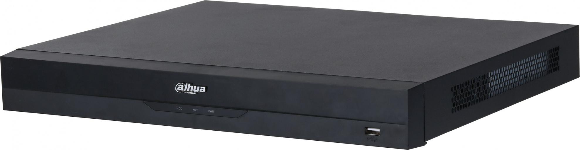 Видеонаблюдение DAHUA 8-канальный IP-видеорегистратор c PoE, 4K, H.265+ и ИИ Входящий поток до 256Мбит/с; сжатие: H.265+, H.265, H.264+, H.264, MJPEG; разрешение записи до 16Мп; накопители: 2 SATA III до 16Тбайт; во (DHI-NVR4216-16P-EI) фото 1