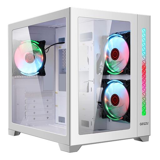 Ginzzu V450 RGB Белый CRC6 FAN12CM RGB*3 фото 1