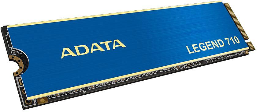 Твердотельный накопитель/ ADATA SSD LEGEND 710, 2048GB, M.2(22x80mm), NVMe 1.4, PCIe 3.0 x4, 3D NAND, R/W 2400/1800MB/s, IOPs 200 000/150 000, TBW 520, DWPD 0.23, with Heat Sink (3 года) фото 4