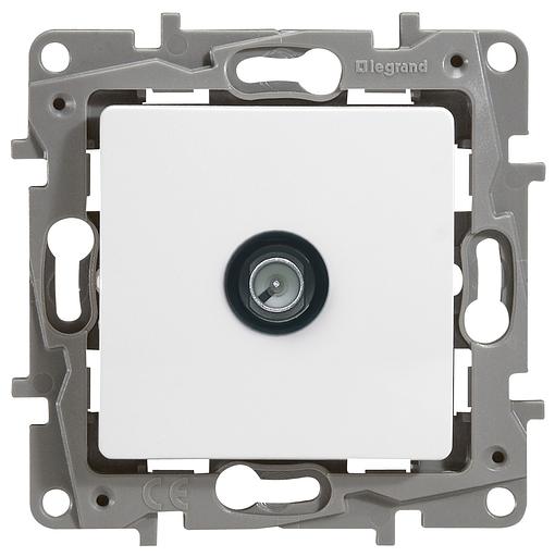 ETIKA Розетка TV проходная, 15дБ, бел. Legrand 672263 фото 1