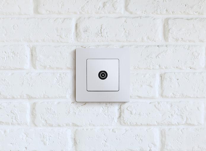 ETIKA Розетка TV проходная, 15дБ, бел. Legrand 672263 фото 2