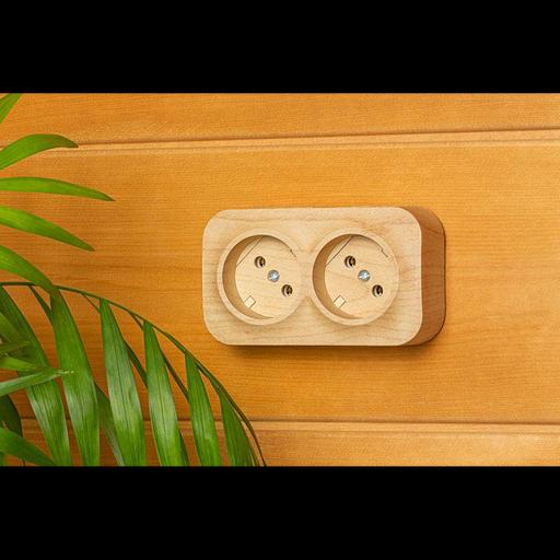 Quteo Розетка 2X2К без шт п/подкл ДЕРВ Legrand 782281 фото 4