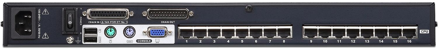 16-портовый КВМ-коммутатор высокой плотности с кабелем Cat 5 ATEN KH1516A фото 2