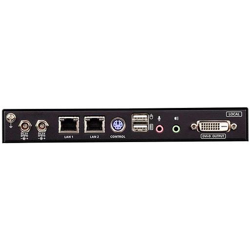 Удлинитель, KVM+DVI, управление по IP, Rackmount/Desktop, 10/100 Base-T, с KVM-шнурами PS2 1х1.2м.;USB 1x1.2м., TCP/IP, (Virtual Media;WIN98SE/ME/2000/XP/FREE-BSD/LINUX 7.0 или выше;1600x1200 60Hz;) ATEN CN9600 фото 3