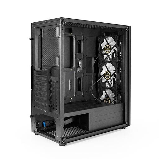 Exegate EX294966RUS Корпус Miditower ExeGate EVO-9205 (ATX, без БП, с окном, 1*USB+1*USB3.0, аудио, 3 вент. 12см с RGB подсветкой) фото 5