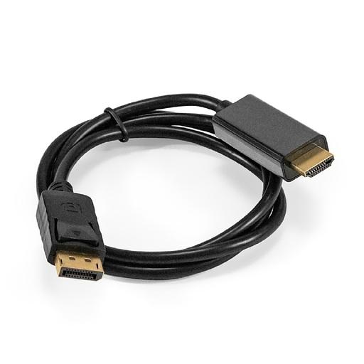 Exegate EX294708RUS Кабель DisplayPort-HDMI ExeGate EX-CC-DP-HDMI-1.0 (20M/19M, 1,0м, экран) фото 1