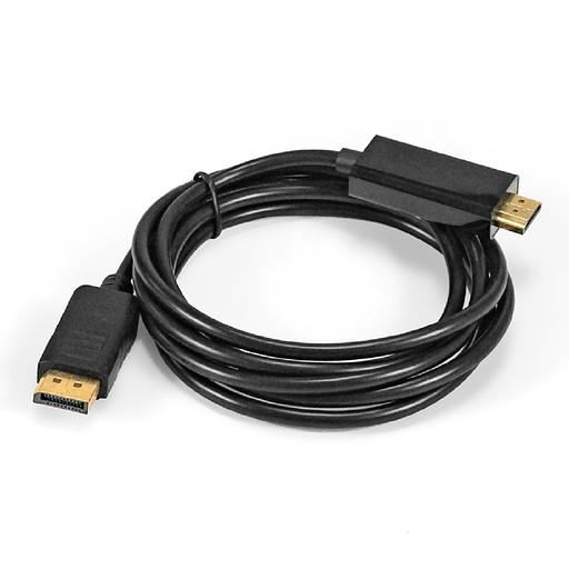 Exegate EX294710RUS Кабель DisplayPort-HDMI ExeGate EX-CC-DP-HDMI-2.0 (20M/19M, 2м, экран) фото 1