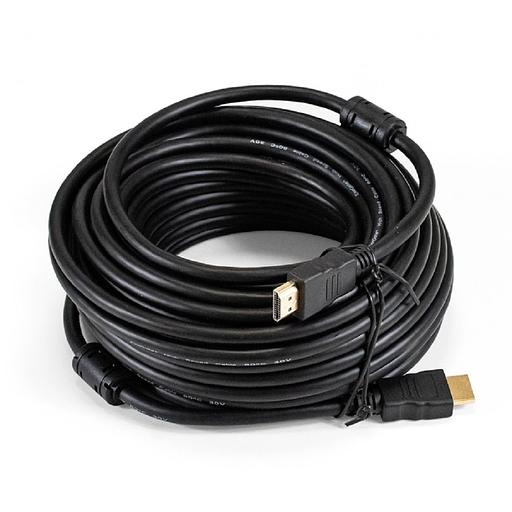 Exegate EX294694RUS Кабель HDMI ExeGate EX-CC-HDMI-15.0F (19M/19M, 15м, v1.4b, ферритовые кольца, позолоченные контакты) фото 1