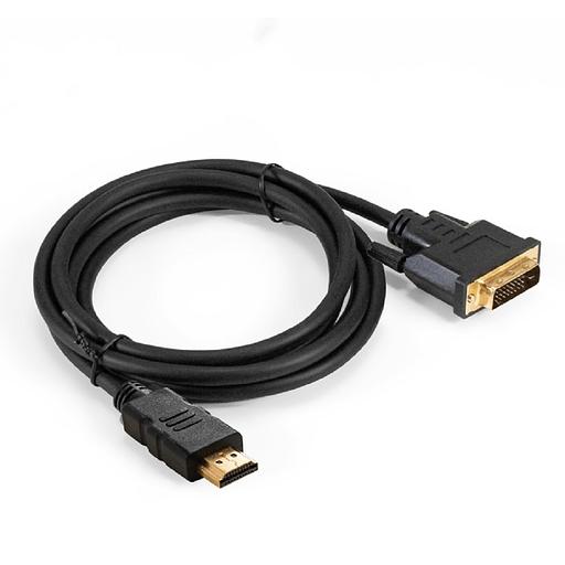 Exegate EX294673RUS Кабель HDMI-DVI-D ExeGate EX-CC-HDMIM-DVI2M-2.0 (19M/(24+1)M, dual link, 2м, позолоченные контакты) фото 1