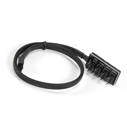 Exegate EX294793RUS Разветвитель питания с 4pin материнской платы на 1 CPU кулер и 3 корпусных вентилятора ExeGate EX-CC-4p4xF-0.3 (4pin F/4x4pinM, 0,3м) фото 1