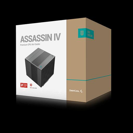 Кулер для процессора DEEPCOOL ASSASSIN IV LGA20XX/1700/1200/115X/AM5/AM4 (6шт/кор,TDP 280W, PWM, DUAL FAN 140mm + 120mm, DUAL Heatsink, 7 Heatpipe, Copper Base) RET (ASSASSIN IV) фото 9