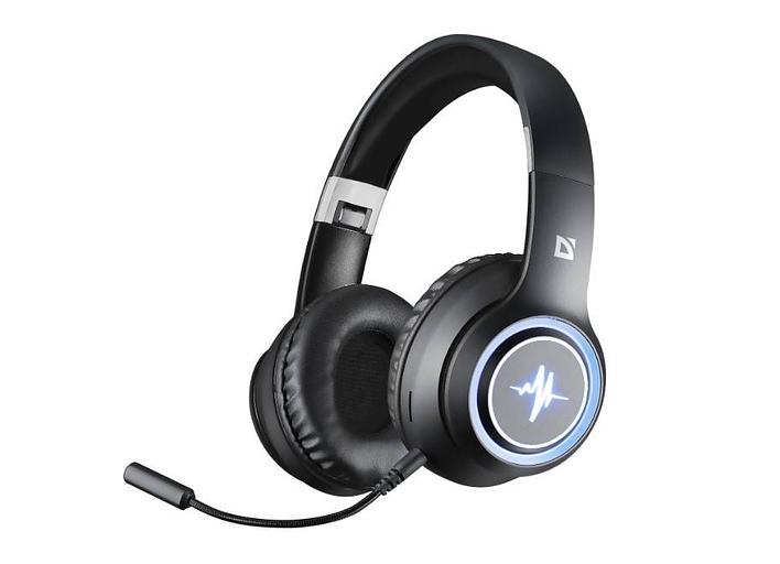 Defender Беспроводная гарнитура FreeMotion B571 черный, микрофон, LED, BT фото 1