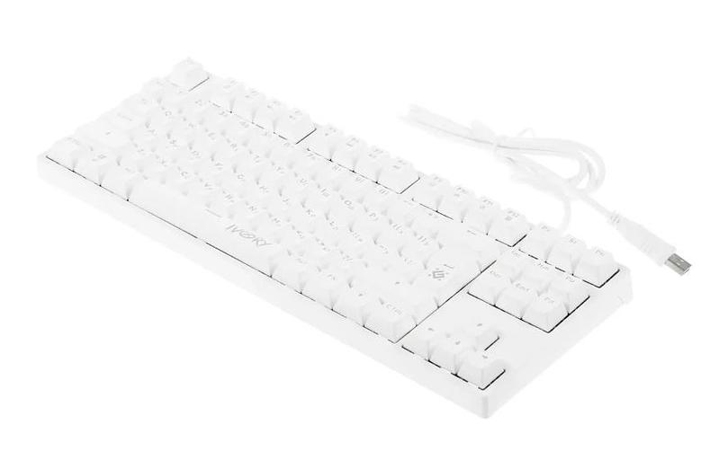 Defender Механическая клавиатура Ivory GK-579 RU, 87кн,1.5м,крас.свитчи, RGB [45579] фото 2