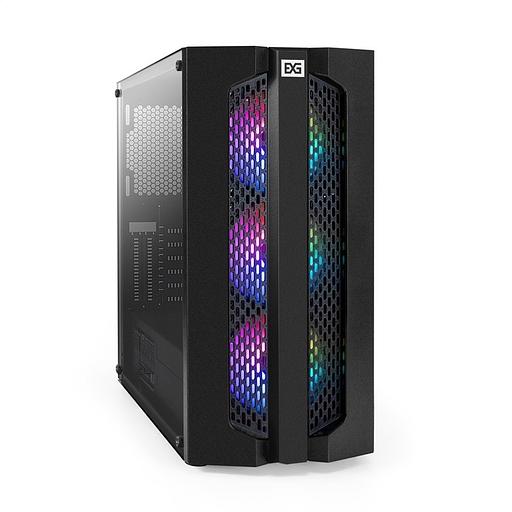 Exegate EX294974RUS Корпус Miditower ExeGate EVO-9205-NPX500 (ATX, БП 500NPX с вент. 12 см, с окном, 1*USB+1*USB3.0, аудио, 3 вент. 12см с RGB подсветкой) фото 1