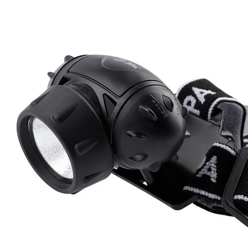 ЭРА Б0051463 Фонарь налобный светодиодный GB-410 на батарейках 3хААА, 3 режима, черный, IP44 фото 4