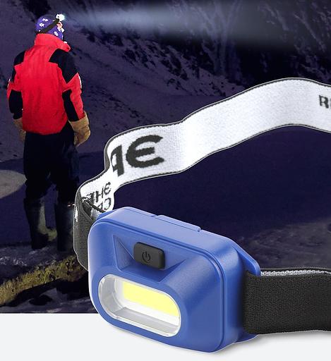 ЭРА Б0052749 Фонарь налобный светодиодный GB-707 на батарейках 3 режима 3 Вт COB 3хААА Атлант фото 8