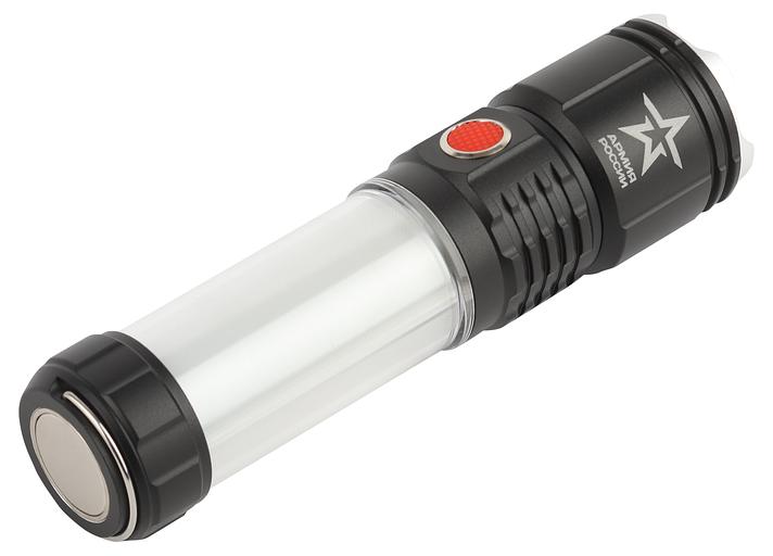 ЭРА Б0052320 Светодиодный фонарь АРМИЯ РОССИИ MA-703 "Тайфун" ручной, аккумуляторный,10Вт, 6 режимов, Li аккумулятор, магнит, крючок фото 6