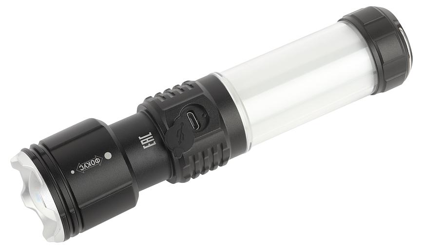 ЭРА Б0052320 Светодиодный фонарь АРМИЯ РОССИИ MA-703 "Тайфун" ручной, аккумуляторный,10Вт, 6 режимов, Li аккумулятор, магнит, крючок фото 8