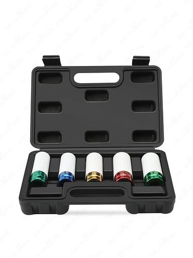 Набор ударных головок 5 предметов 1/2 дюйма GOODKING G-10005 фото 2