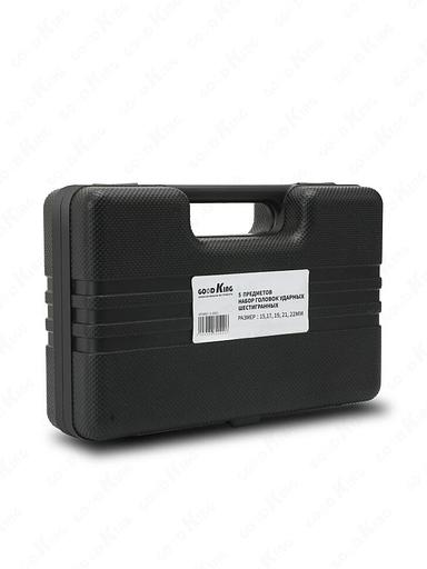Набор ударных головок 5 предметов 1/2 дюйма GOODKING G-10005 фото 3