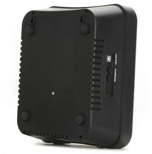 ИБП CROWN 650VA/390W, корпус пластик, 1x12V/7AH, розетки 8*EURO, трансформатор AVR 220/230/240В ± 25%, съёмный кабель питания 1.8 м, порт RJ-11/45, порт USB управление с ПК, LED-индикация, защита: от перегрузки, от КЗ, от перепадов напряжения, ПО UPS CROW фото 2
