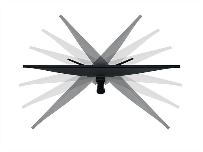 Монитор IRBIS SMARTVIEW 27'' LED Monitor 2560x1440, 16:9, IPS, 250 cd/m2, 1000:1, 3ms, 178°/178°, HDMI, DP, USB, Audio output, Pjack, 75Hz, Height, Tilt, Swiv, Pivot, внешн. бп, VESA, Black 3y (IMVW27QIDR) фото 7