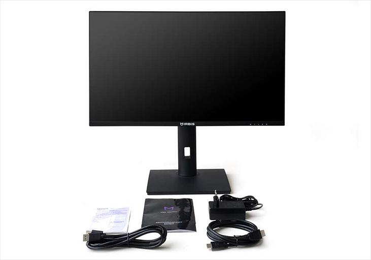 Монитор IRBIS SMARTVIEW 27'' LED Monitor 1920x1080, 16:9, IPS, 250 cd/m2, 1000:1, 3ms, 178°/178°, VGA, HDMI, DP, USB, PJack, Audio output, 75Hz, Tilt, Height, Swivel, Pivot, Speak, внешн. бп, VESA, Black 3y (IMVW27FIDR) фото 9