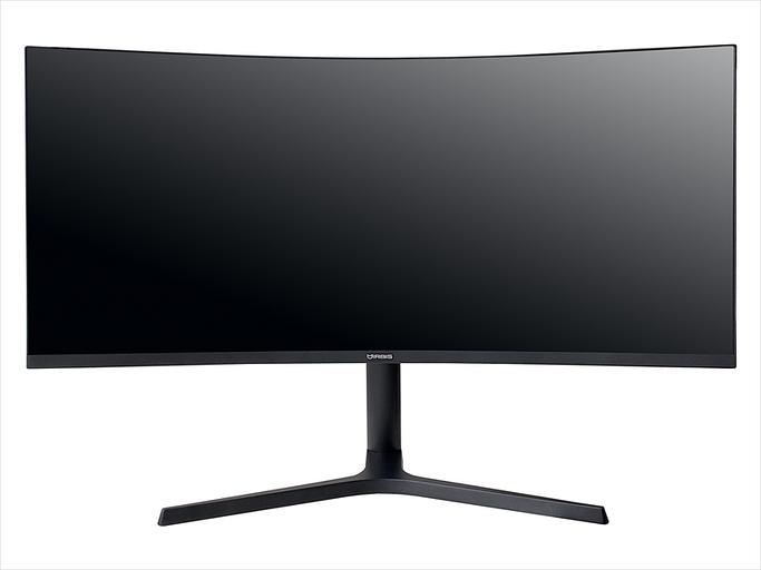 Монитор IRBIS NOBLEVIEW 34'' LED Monitor Curved 3440x1440, 21:9, VA, 400 cd/m2, 4000:1, 3ms, HDMI, DP, USB-C(65W), USB-Ax2, USB-B, PJack, Audio output, 165Hz, Tilt, Height, Swivel, внешн. бп, VESA, Black 3y (IMVW34UIDL) фото 1