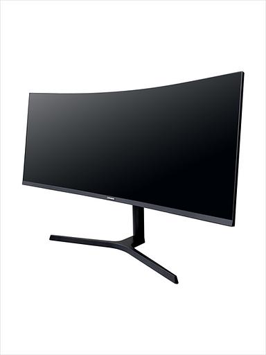 Монитор IRBIS NOBLEVIEW 34'' LED Monitor Curved 3440x1440, 21:9, VA, 400 cd/m2, 4000:1, 3ms, HDMI, DP, USB-C(65W), USB-Ax2, USB-B, PJack, Audio output, 165Hz, Tilt, Height, Swivel, внешн. бп, VESA, Black 3y (IMVW34UIDL) фото 4