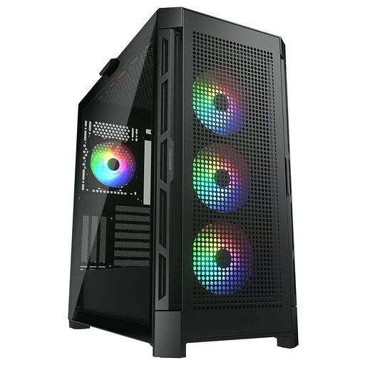 Cougar Airface Pro RGB Black 4x120MM ARGB FAN, ARGB FAN HUB, БЕЗ БП, ЧЕРНЫЙ, E-ATX фото 1