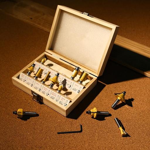 Фрезер DEKO DKR1600E + набор фрез RBS12 (12 предметов) [063-4221] фото 3