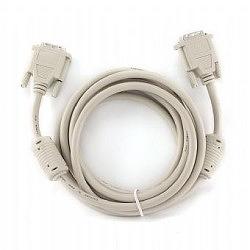 Кабель DVI-D single link Gembird, 3м, 19M/19M экран, феррит.кольца, пакет [CC-DVI-10] фото 1