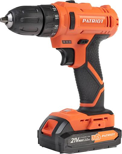 PATRIOT BR 189UES Дрель-шуруповерт аккумуляторная [180301549] { две АКБ Li-Ion 18В, 2,0 Ач, 29Нм, 2 скорости, кейс } фото 1