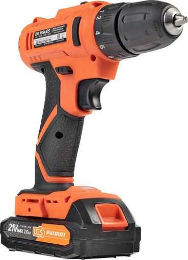 PATRIOT BR 189UES Дрель-шуруповерт аккумуляторная [180301549] { две АКБ Li-Ion 18В, 2,0 Ач, 29Нм, 2 скорости, кейс } фото 3