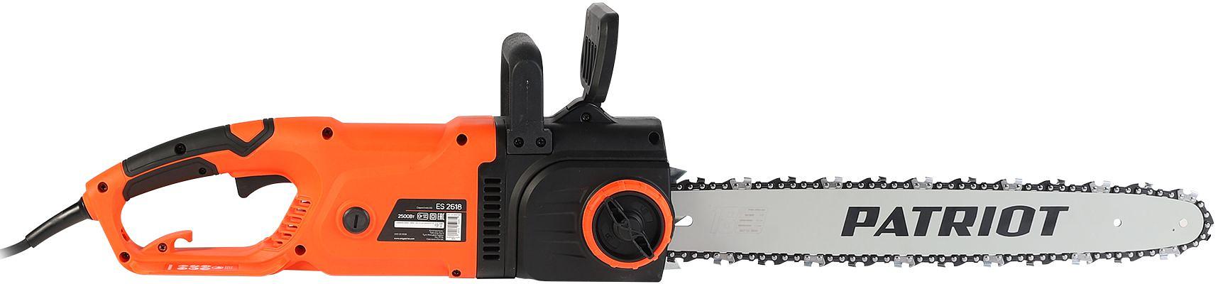 Пила цепная электрическая PATRIOT ES 2618 [220301526] {2.5кВт,18' шина, продольный двигатель, плавный пуск, бесключевая натяжка цепи} фото 4