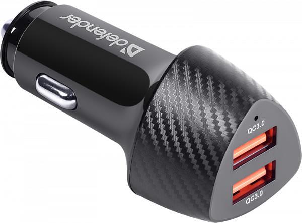 Зарядное устройство для авто UCA-81 36W 2XUSB 83845 DEFENDER фото 1