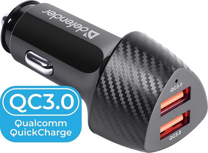 Зарядное устройство для авто UCA-81 36W 2XUSB 83845 DEFENDER фото 3