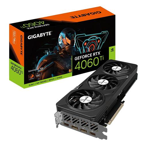 Видеокарта Gigabyte PCI-E 4.0 GV-N406TGAMING OC-16GD NVIDIA GeForce RTX 4060TI 16384Mb 128 GDDR6 2595/18000 HDMIx2 DPx2 HDCP Ret фото 1