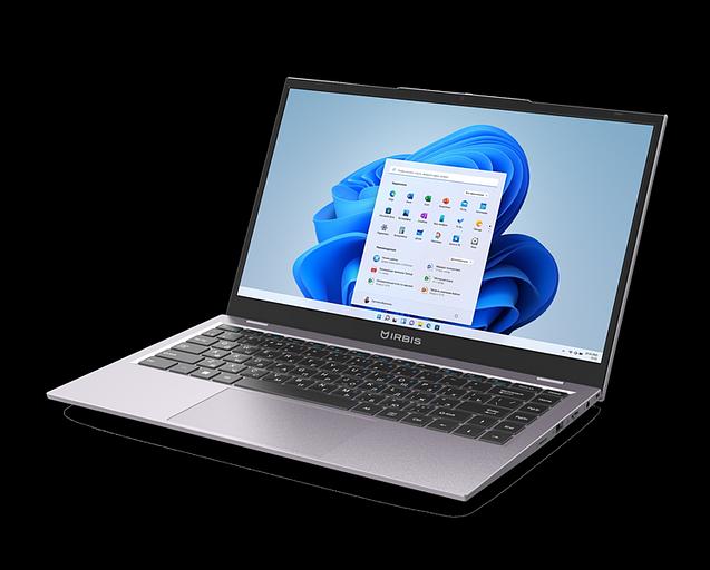 Ноутбук IRBIS 14NBP3004 14" FHD (1920x1080) IPS 300cd,Core i7-1255U,16Gb DDR4-3200(1),512Gb SSD,Wi-Fi 6+BT 5,5000MAh,Metal case,Kbd Backlit,Type-C PD charger,FPS,TPM 2.0,1.55kg,Grey,3y warranty,DOS (14NBP3004D) фото 2