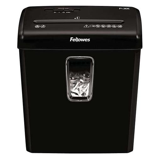 Fellowes Шредер Powershred P-30C, DIN P-4, 4х34 мм, 6 лст., 15 лтр. фото 2