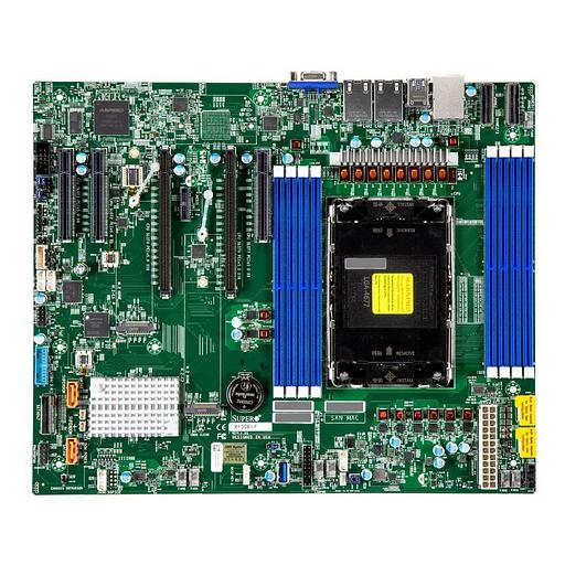Supermicro MBD-X13SEI-F-B 1xLGA-4677, Intel Xeon SP gen 4, Intel C741, 8x DDR5 4800/4400/4000 MHz. 2x1Gbe Base-T i210+1xMgmt LAN, 10xSATA3, 2xSATA-DOM, 4xUSB 3.2, 2xPCI-Ex16+3xPCI-E x8+2xMCIOx8, 2xM. фото 1