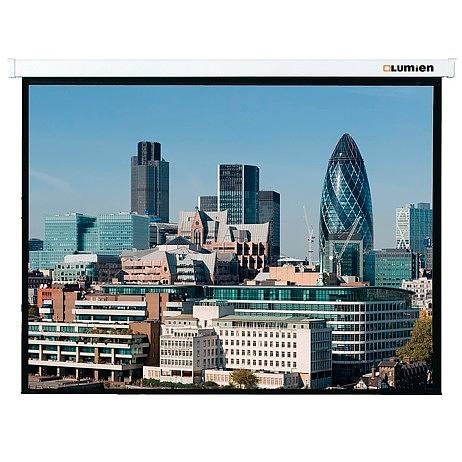 Lumien Master Control [LMC-100127] Экран с электроприводом 115x180 см (78") Matte White FiberGlass черн. кайма по периметру 16:10 фото 1