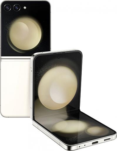 Смартфон Samsung SM-F731B Galaxy Z Flip 5 5G 512Gb 8Gb бежевый раскладной 3G 4G 1Sim 6.7" 1080x2640 Android 13 12Mpix 802.11 a/b/g/n/ac/ax NFC GPS GSM900/1800 GSM1900 TouchSc Protect фото 1